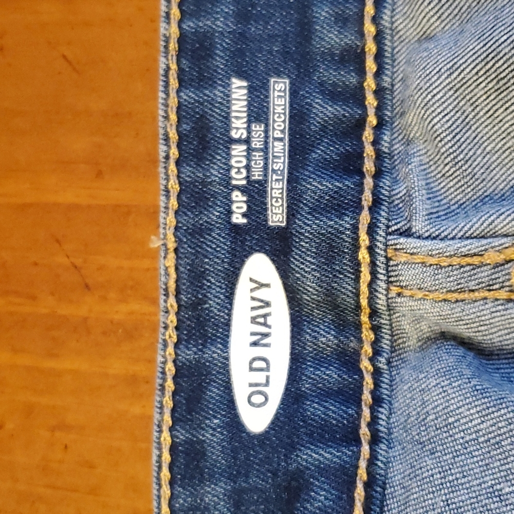 Old Navy pop icon skinny high rise long jeans